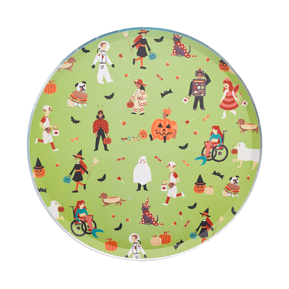 Trick or Treat Street Kids in Costume Large Plates – Shop Sweet Lulu