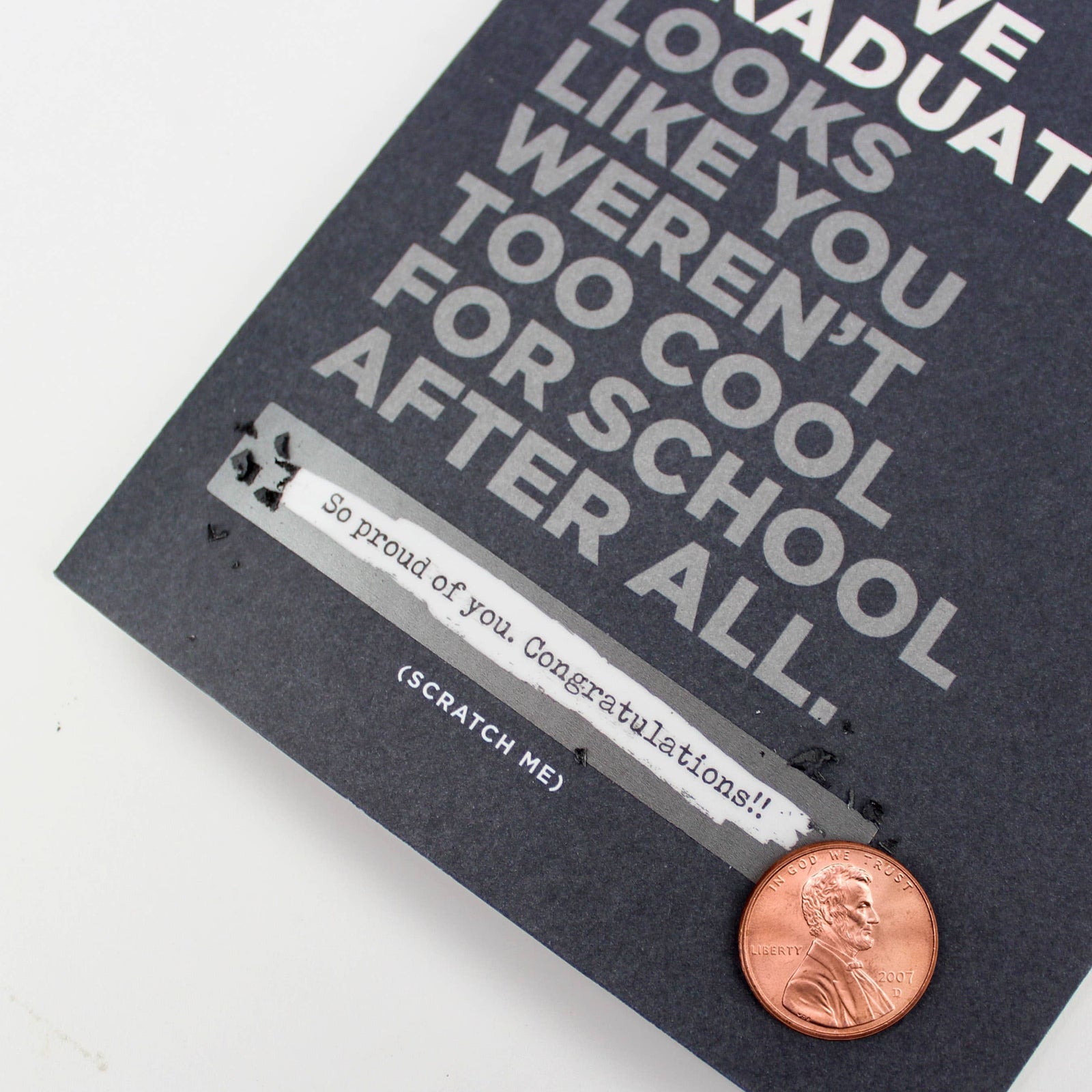 Scratch-off Too Cool for School - Graduation Card, Shop Sweet Lulu