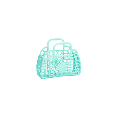 Retro Basket Jelly Bag, Seafoam - Mini