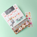 Sweet Shop Sticker Scene Card, Shop Sweet Lulu