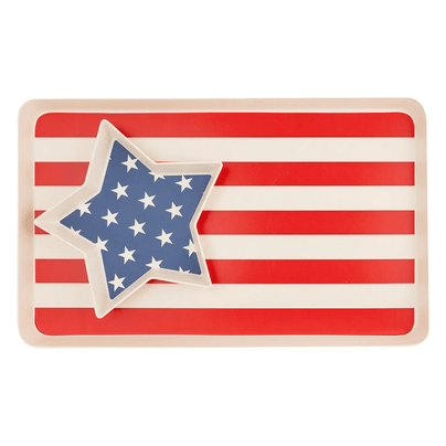 American Flag Stacked Serving Tray Set, Shop Sweet Lulu