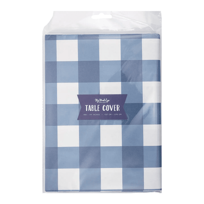 Blue Gingham Paper Table Cover, Shop Sweet Lulu