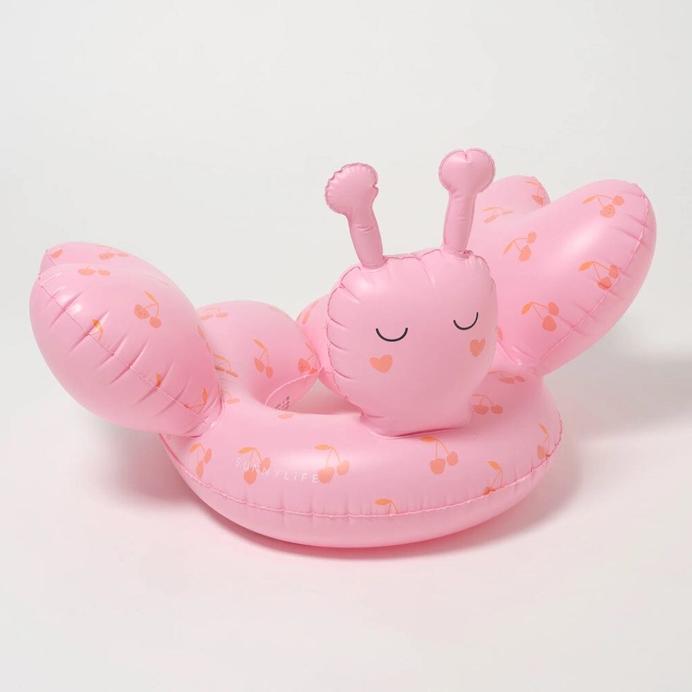 SUNNYLIFE Kids Tube Pool Ring Cotton Candy Cherry by The Mom Store SUNNYLIFE Kids Tube Pool Ring Cotton Candy Cherry by The Mom Store