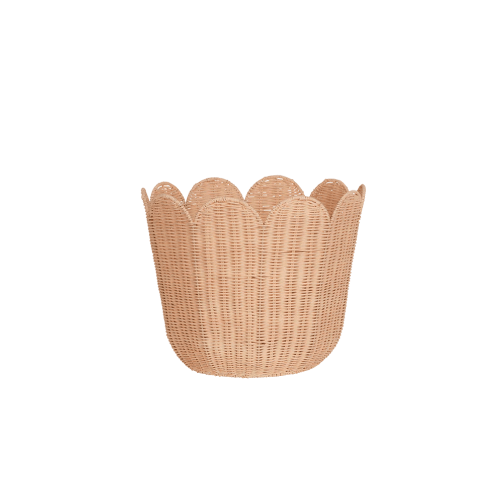 Rattan Tulip Basket - Seashell Pink – Shop Sweet Lulu