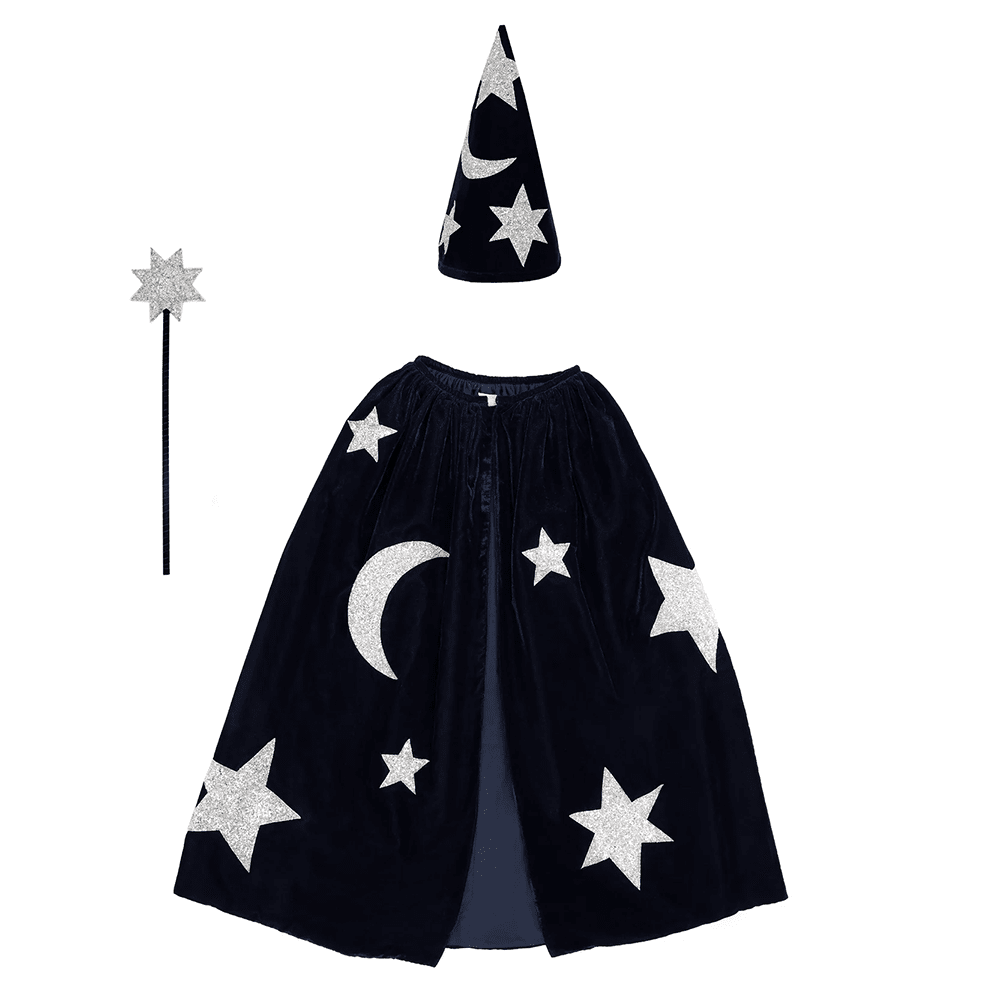 Black velvet magic wand - Fairy costume