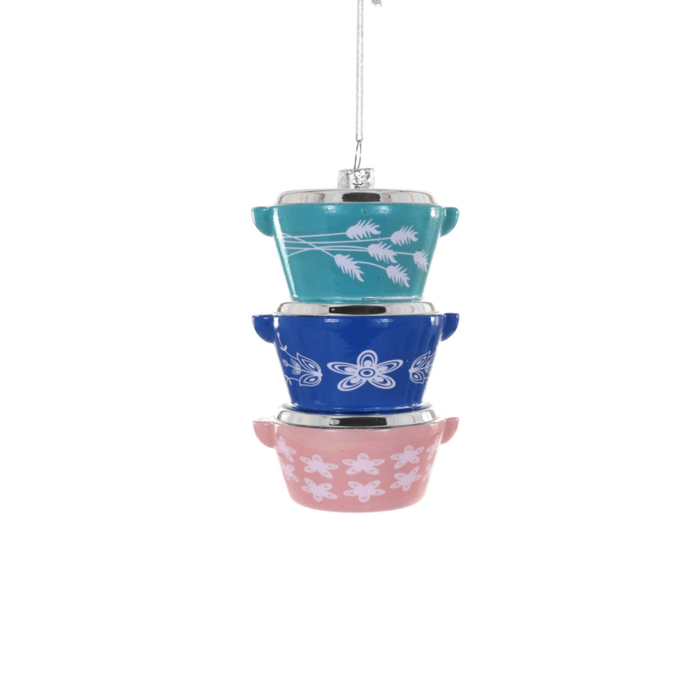 Blue Foil Decor Casserole Carrier