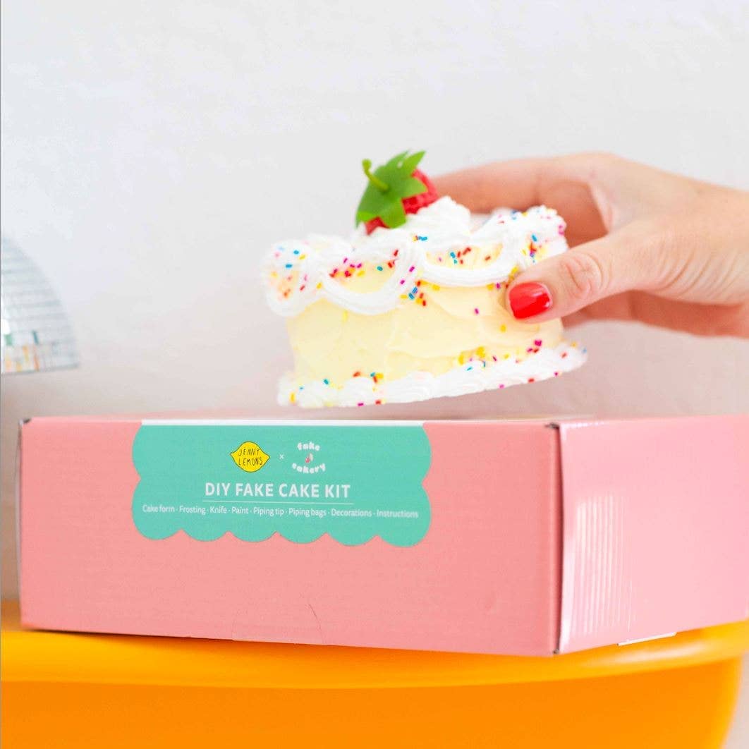 Strawberry Sprinkle Fake Cake Craft Kit, Shop Sweet Lulu