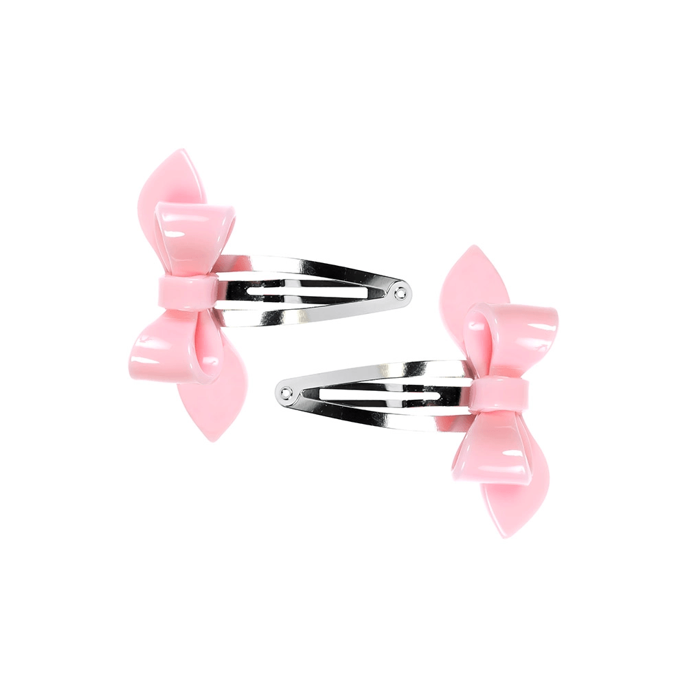 Bow Snap Clips - Light Pink – Shop Sweet Lulu