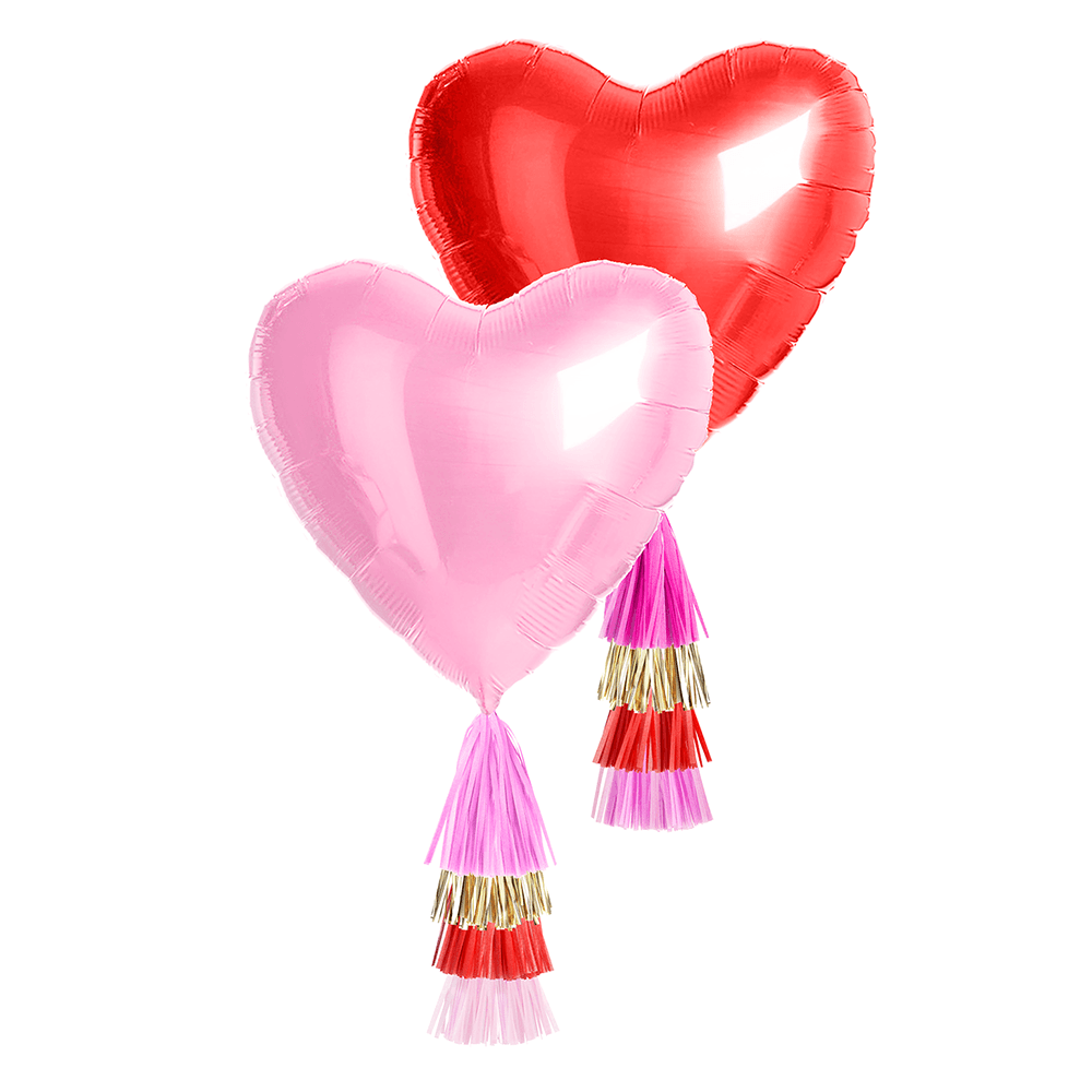 how to make heart with balloons 