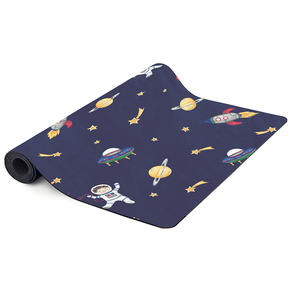 Kids Yoga Mat Space Print Shop Sweet Lulu