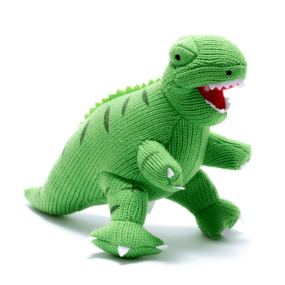 Tiny T-rex Figurine Soft Plastic Dinosaur for Fairy Garden 
