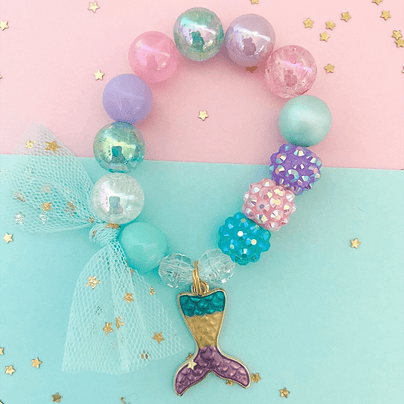 Mermaid Tail Charm Bracelet - 3 Size Options, Shop Sweet Lulu