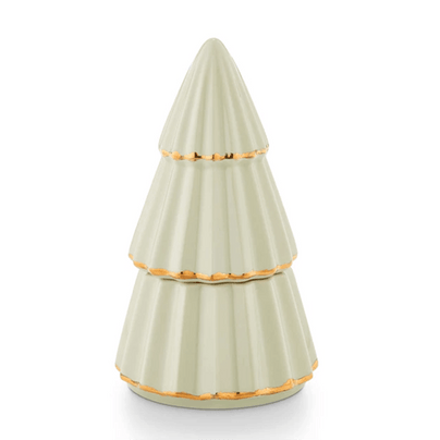 Peppermint Whip Gilded Tree Ceramic Candle, Shop Sweet Lulu