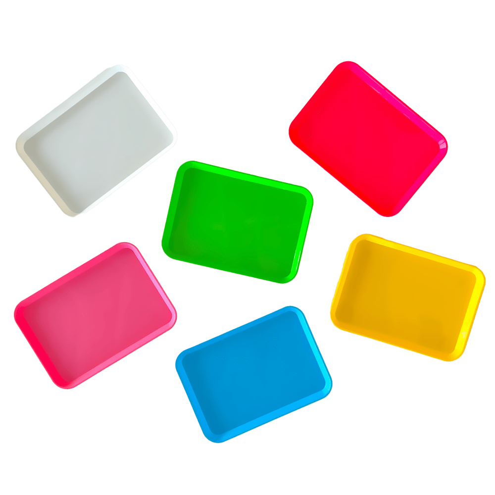 Individual Plastic Tray (Small) - Assorted Color