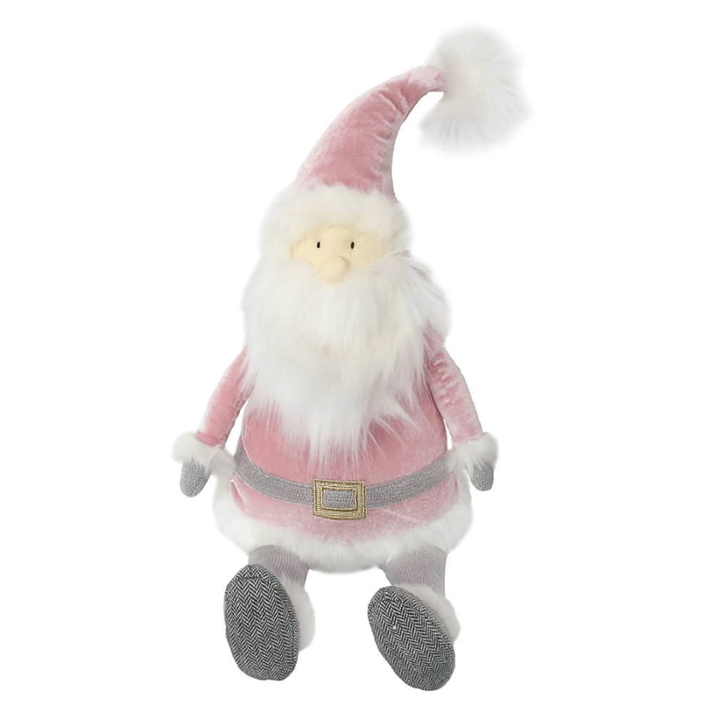 Dusty Rose Santa Shelf Sitter Dusty Rose Santa Shelf Sitter