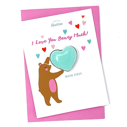 "I Love You Beary Much" Bath Bomb Card, Shop Sweet Lulu