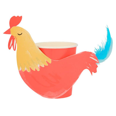 On the Farm Rooster Party Cups, Shop Sweet Lulu