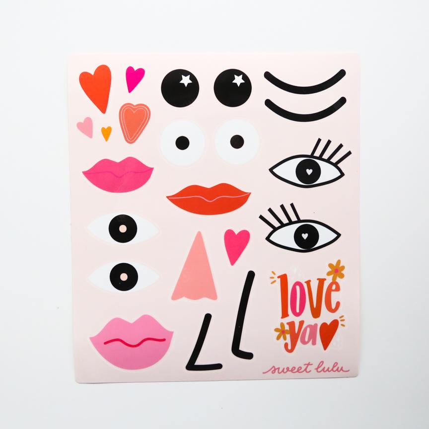 Silly Face Stickers – Shop Sweet Lulu