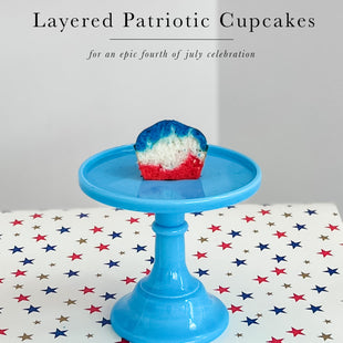 Layered Patriotic Cupcakes
