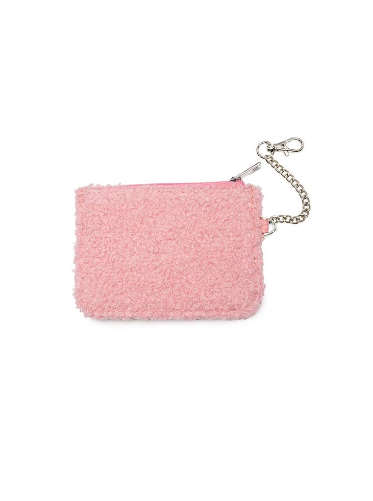 Keychain Pouch - Crystal Embellishment in Pink