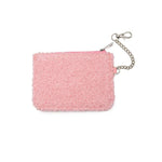 Keychain Pouch - Crystal Embellishment in Pink