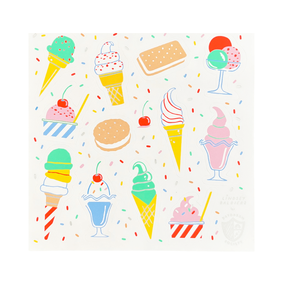 ice cream dreams sticker set by daydream society