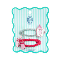 Blizzard Buddies Mittens + Cocoa Hair Clip Set, Daydream Society 