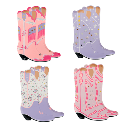 Cowgirl Boots Large Plates