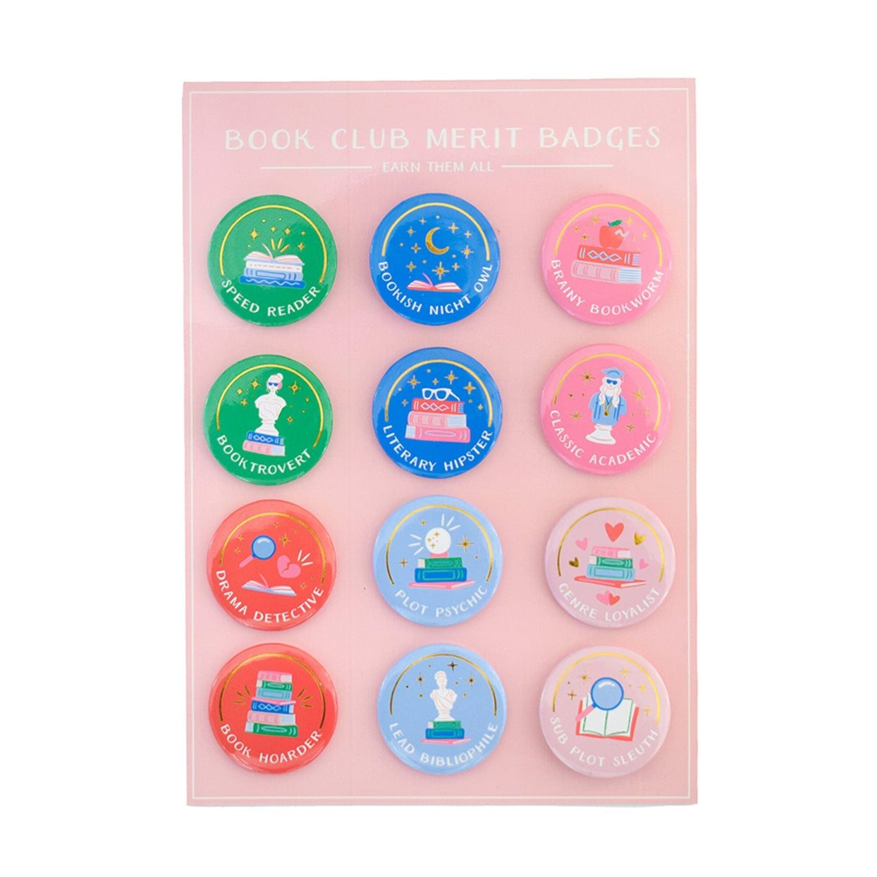 Book Club Merit Badges, Shop Sweet Lulu