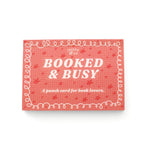 Book Club Booked & Busy Punch Card Booklet, Jollity & Co