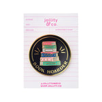 Book Hoarder Enamel Pin, Shop Sweet Lulu