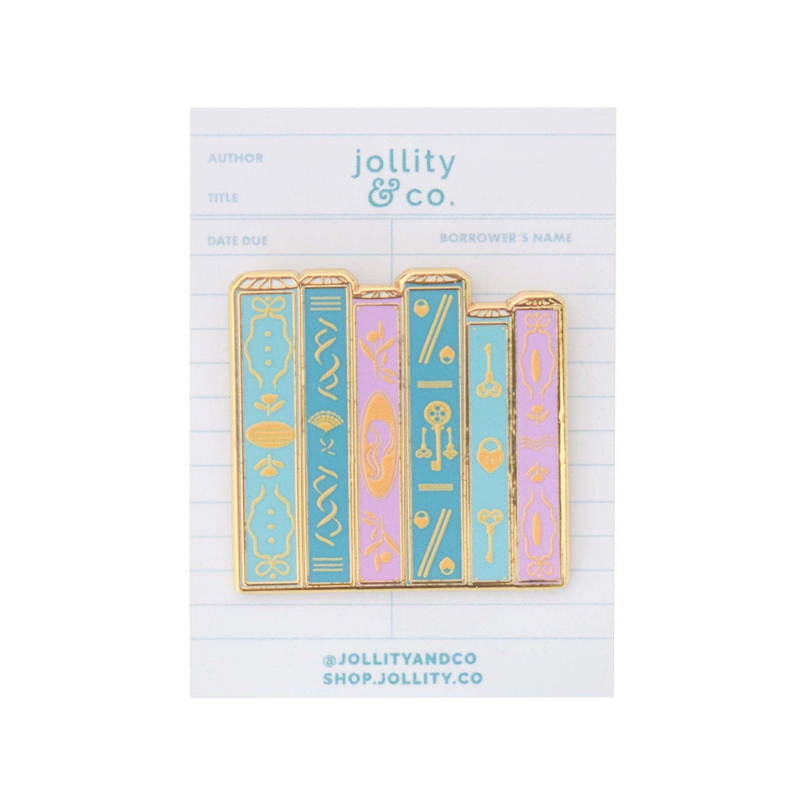 Stack of Books Enamel Pin, Shop Sweet Lulu