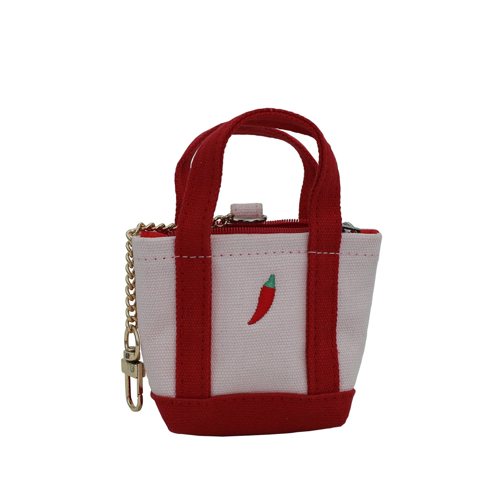 Chili Pepper Tiny Tote Keychain, Jollity & Co