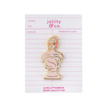 Female Bust Enamel Pin, Jollity & Co