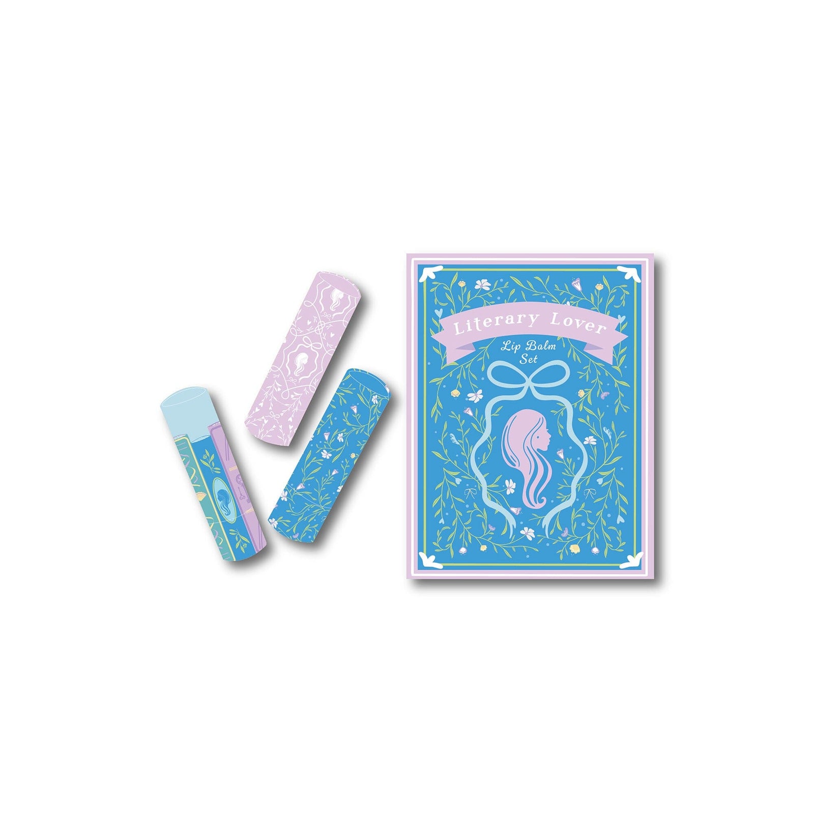 Literary Lover Book Themed Lip Balm Set