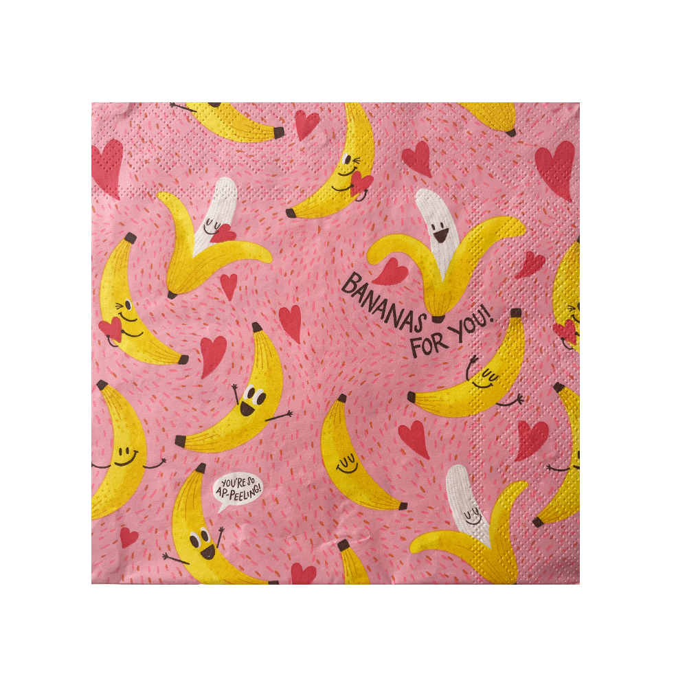 Bananas For You Large Napkins, Shop Sweet Lulu