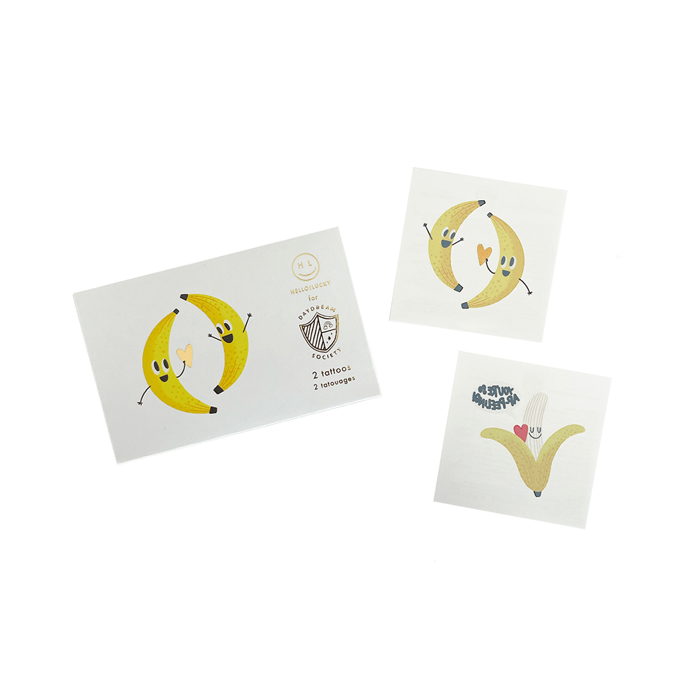 Bananas For You Temporary Tattoos - Shop Sweet Lulu