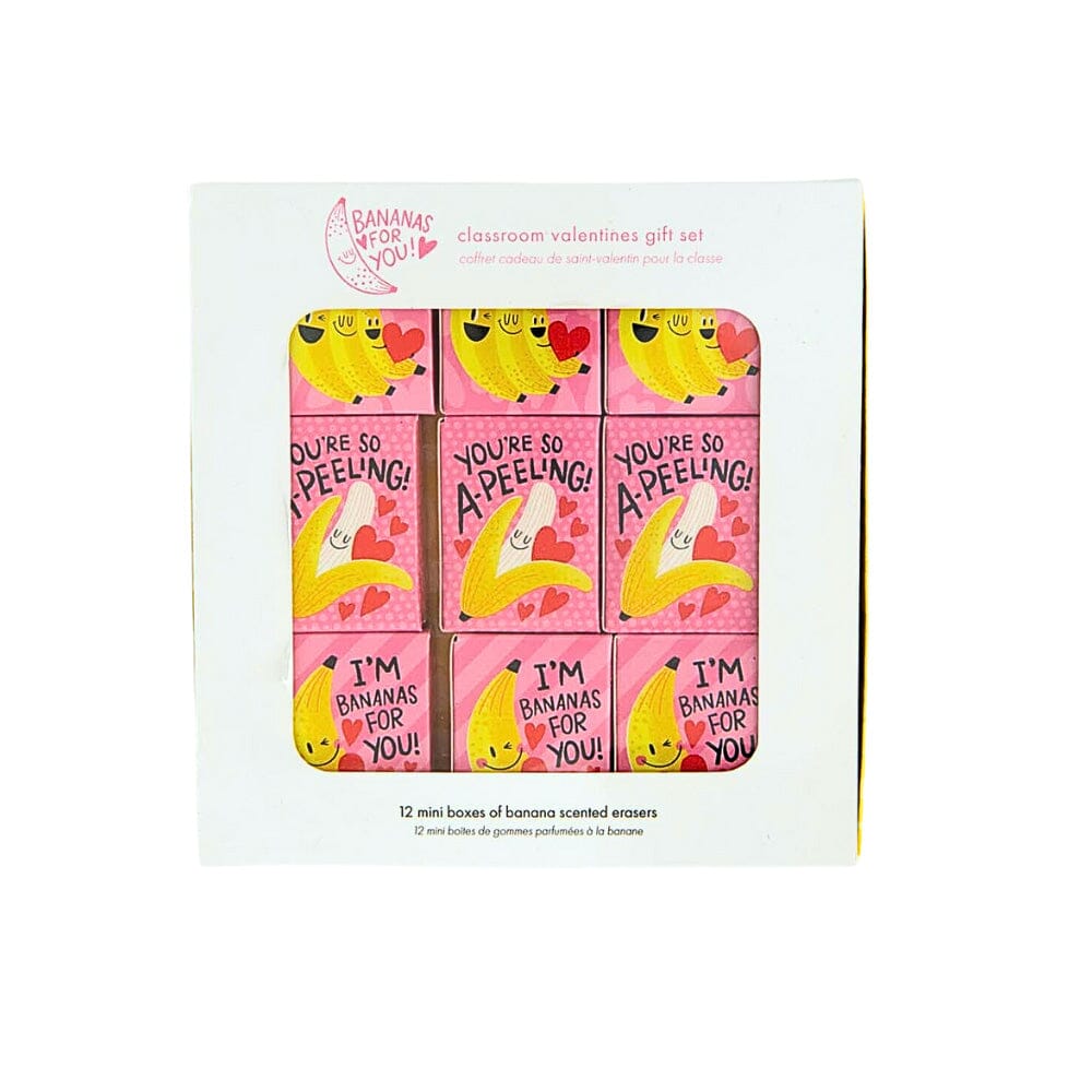Bananas For You Eraser Classroom Valentines, Shop Sweet Lulu