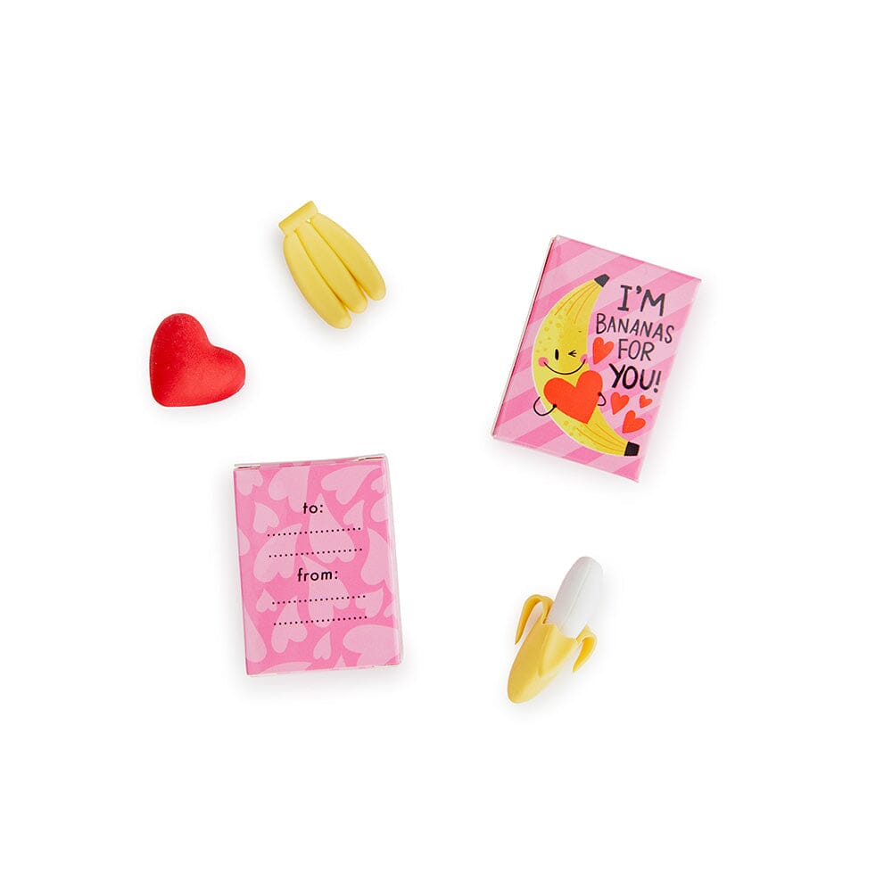 Bananas For You Eraser Classroom Valentines, Shop Sweet Lulu