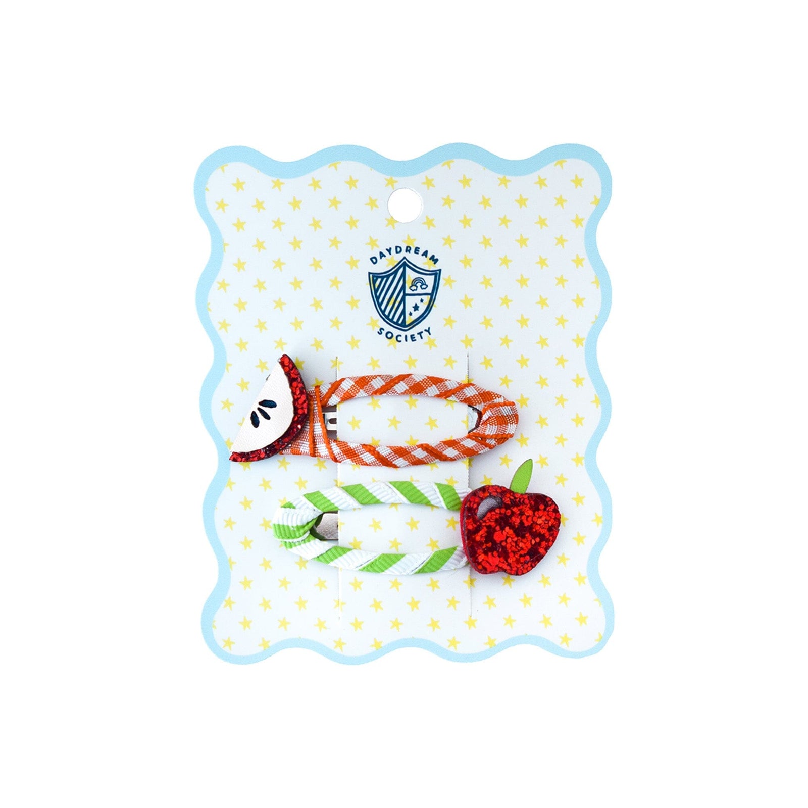 Smarty Pants Apple Hair Clip Set, Daydream Society