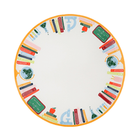 Smarty Pants Bookshelf Large Plates, Daydream Society