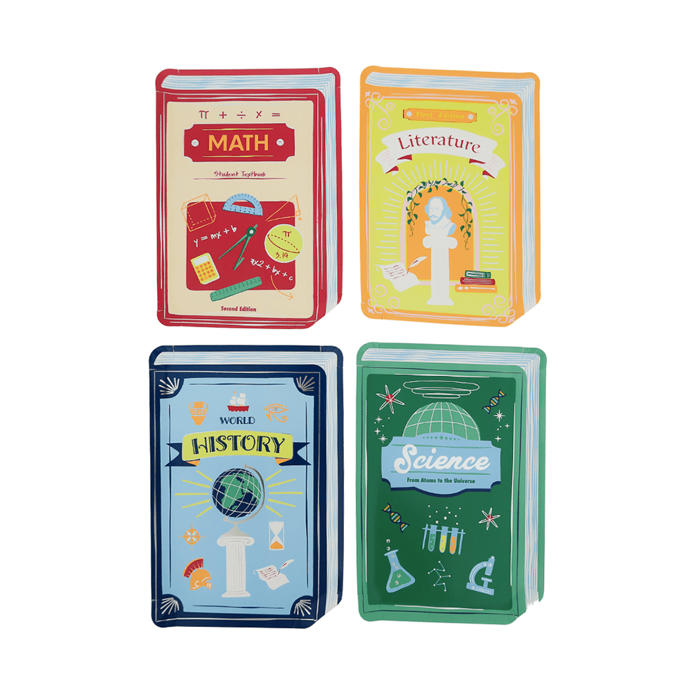 Smarty Pants Textbook Large Plates, Daydream Society