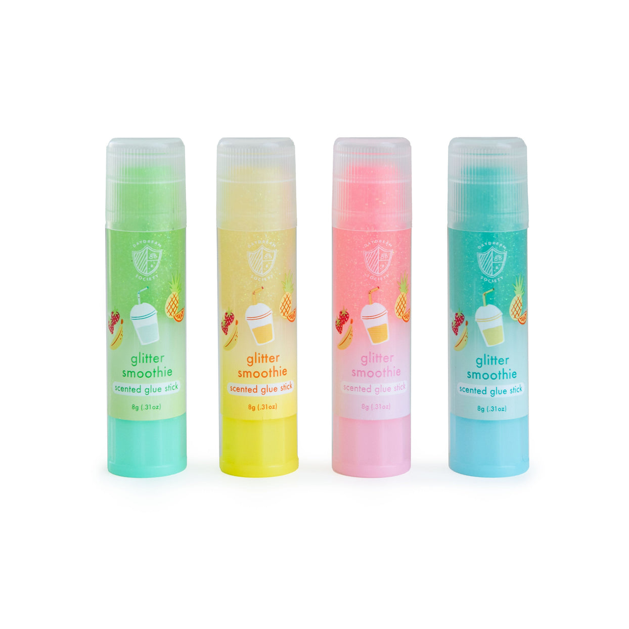 Glitter Smoothie Glue Sticks - 4 Color Options