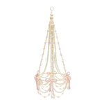 Jollity Home Pink Beaded Chandelier, Jollity & Co
