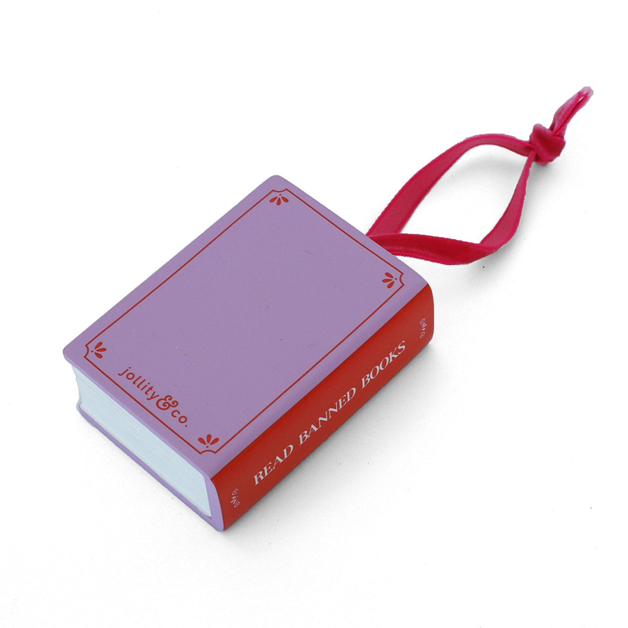 Read Banned Books Ornament, Jollity & Co