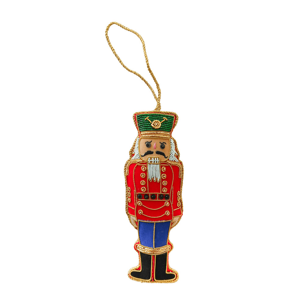Red & Blue Nutcracker Ornament, Jollity & Co