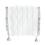 Silver Fringe Table Runner