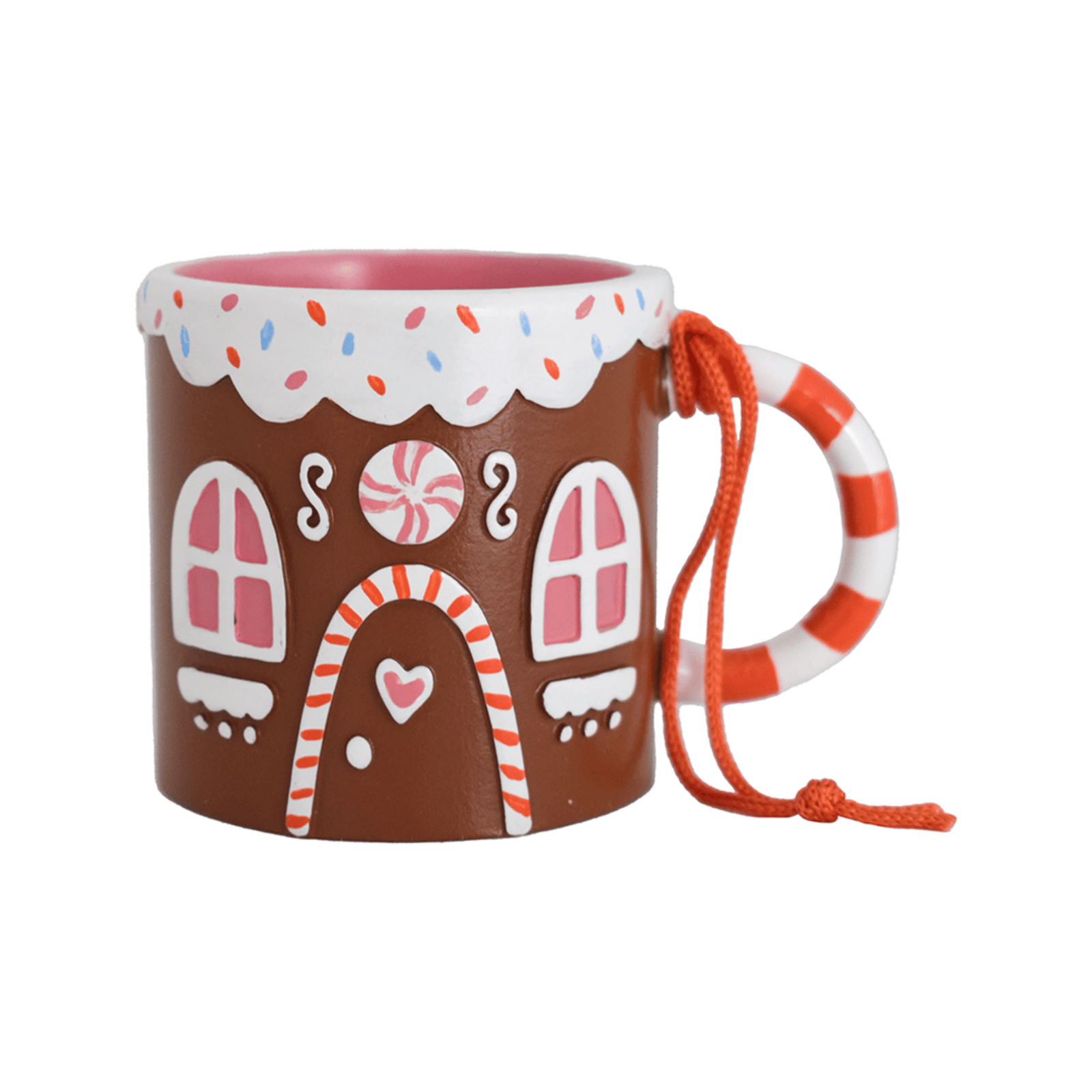 Baking Spirits Bright Gingerbread House Mug Ornament, Daydream Society