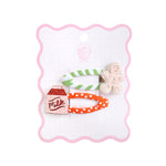 Baking Spirits Bright Milk & Cookies Hair Clip Set, Daydream Society