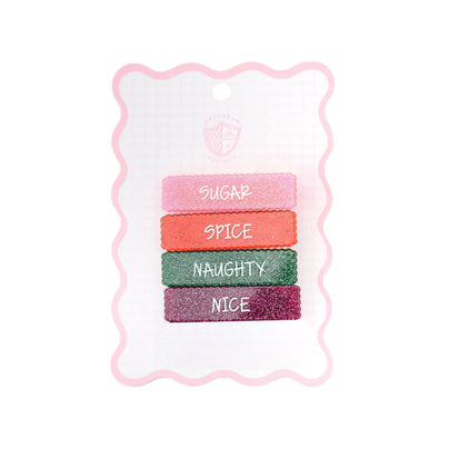 Baking Spirits Bright Sugar Spice Naughty Nice Hair Clip Set, Daydream Society